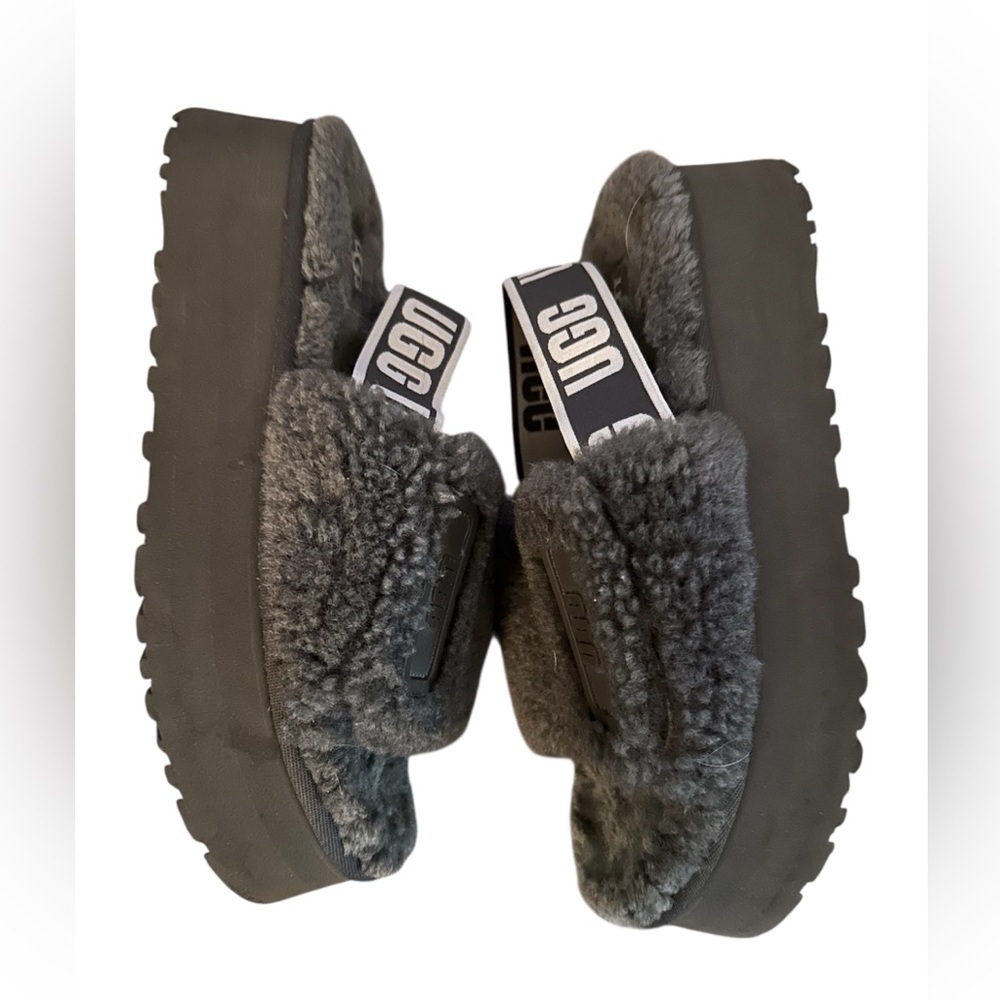 Authentic UGG® Women's Disco Slide Slippers Sandals Shoes Gray Size 7 - Picture 8 of 9